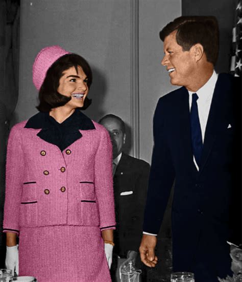 jackie kennedy and her pink chanel suit|jackie kennedy pink suit today.